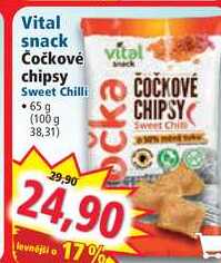 Vital snack Čočkové chipsy 65 g