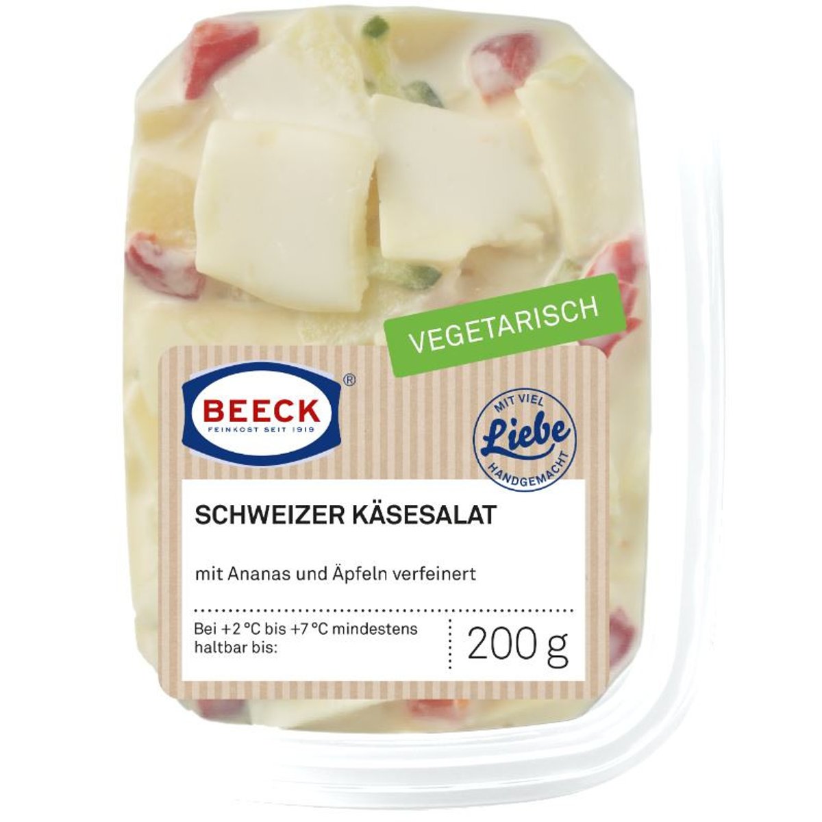 Deutsche See Beeck Švýcarský sýrový salát