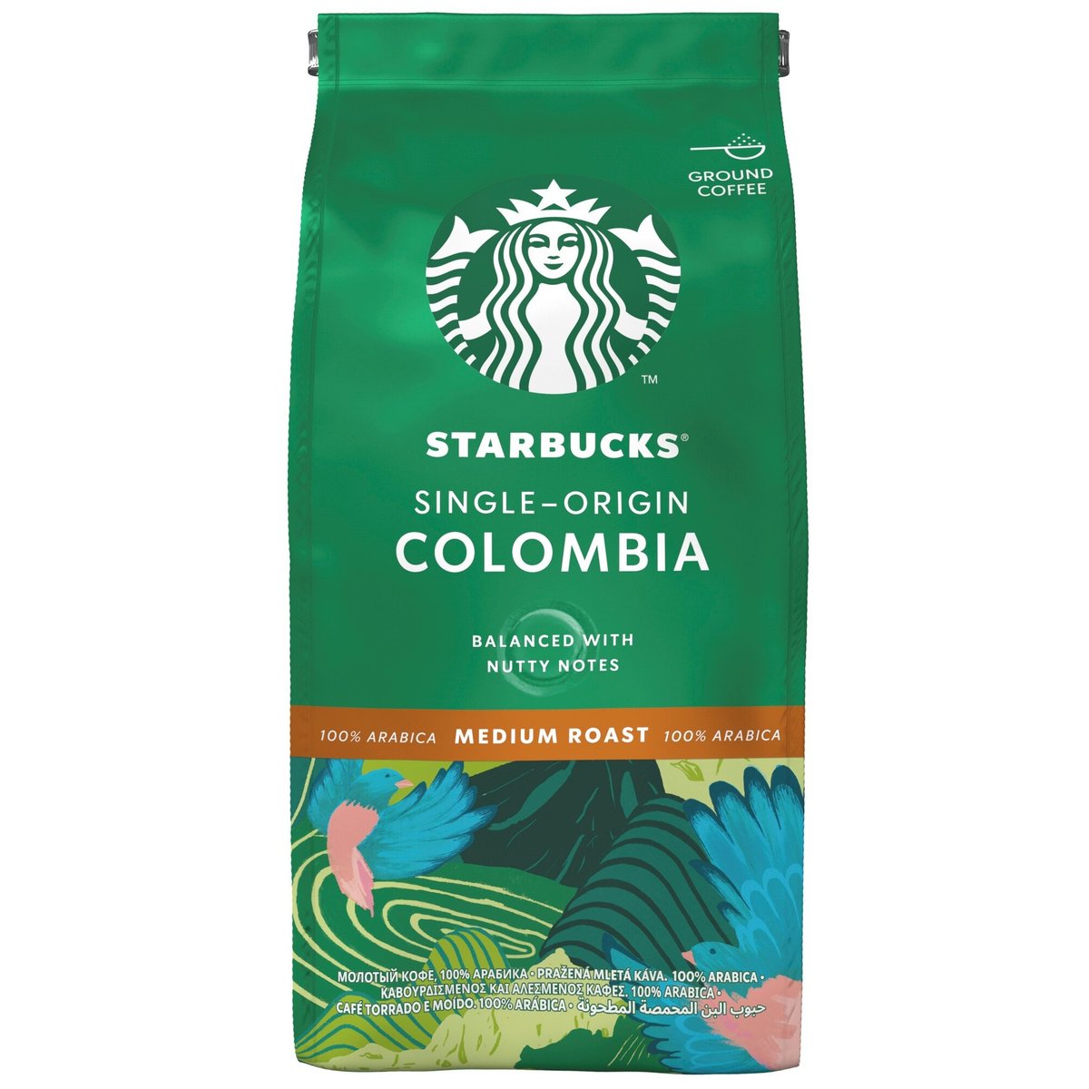 Starbucks Single-Origin Colombia mletá jednodruhová káva
