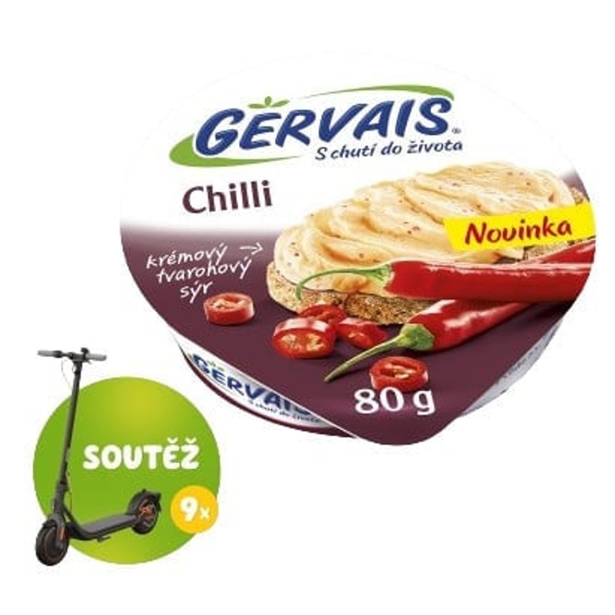 Gervais Original krémový tvarohový sýr s chilli