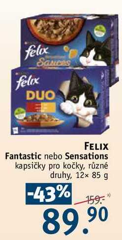 ELIX Fantastic nebo Sensations kapsičky pro kočky, 12x 85 g 
