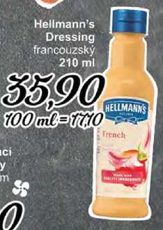 Hellmann's dressing francouzský 210 ml