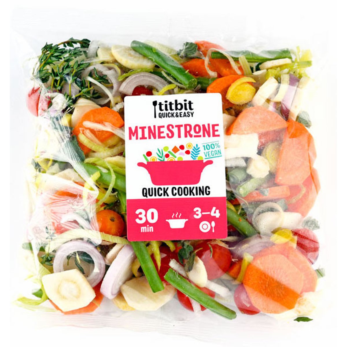 Titbit Quick & easy Zelenina na polévku Minestrone
