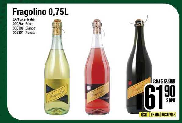 Fragolino 0,75 l