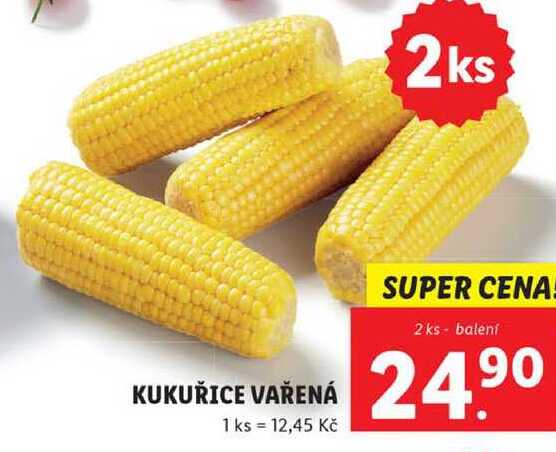 KUKUŘICE VAŘENÁ, 2 ks