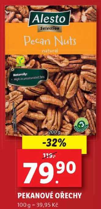 PEKANOVÉ OŘECHY, 200 g