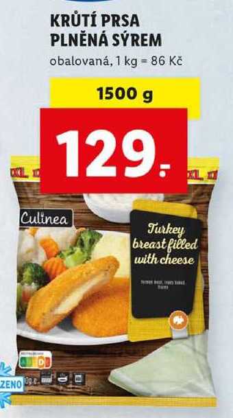 KRŮTÍ PRSA PLNĚNÁ SÝREM, 1500 g