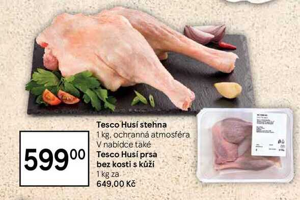 Tesco Husí stehna 1 kg