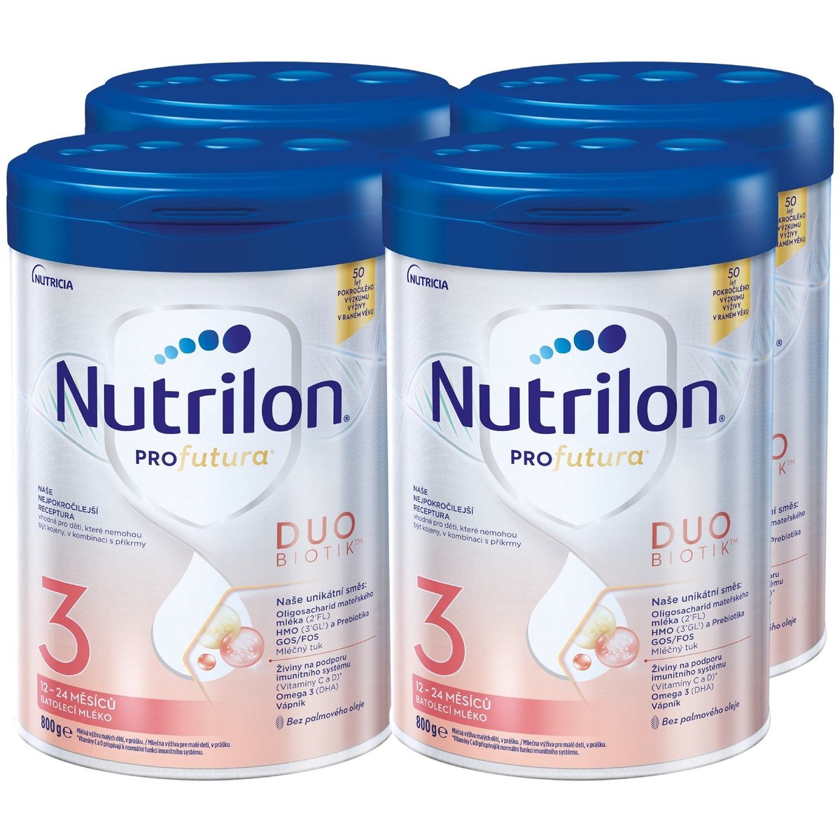Nutrilon Profutura Duobiotik 3 batolecí mléko 4×800 g