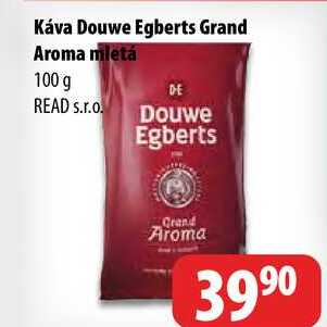 Káva Douwe Egberts Grand Aroma mletá 100 g  v akci