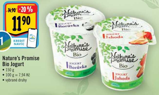 Nature's Promise Bio Jogurt, 150 g