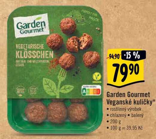 Garden Gourmet Veganské kuličky*, 200 g