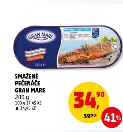 SMAŽENÉ PEČENÁČE GRAN MARE, 200 g