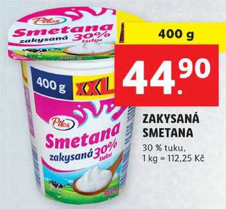 ZAKYSANÁ SMETANA, 400 g