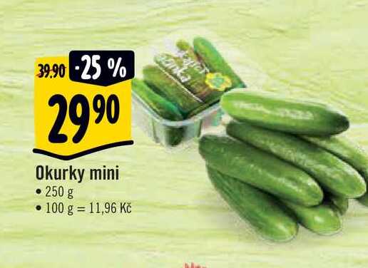 Okurky mini • 250 g