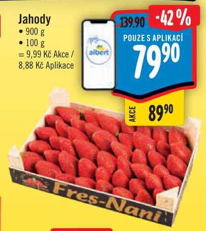 Jahody, 900 g