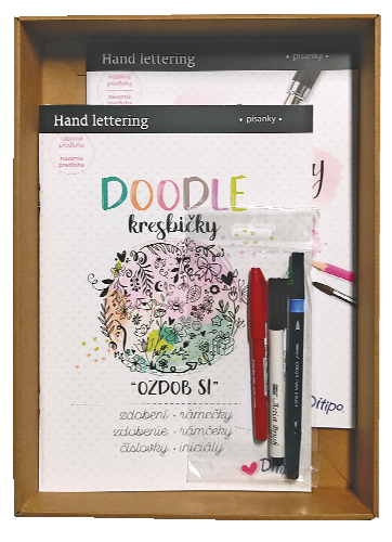 Dárkový set kaligrafie