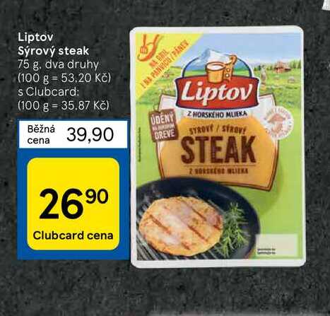 Liptov Sýrový steak 75 g