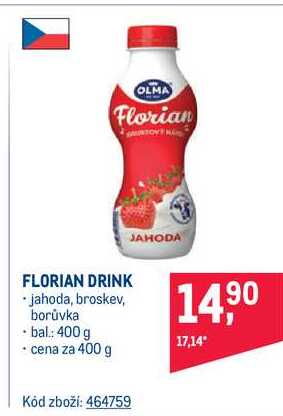 OLMA FLORIAN DRINK 400 g  v akci