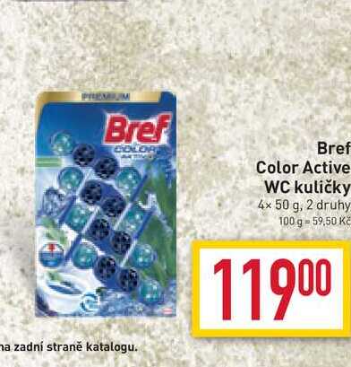 Bref Color Active WC kuličky 4x 50 g
