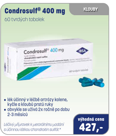 Condrosulf® 400 mg 60 tvrdých tobolek