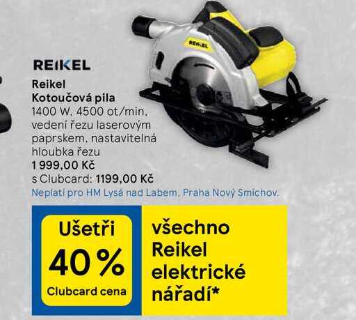 Reikel Kotoučová pila 1400 W