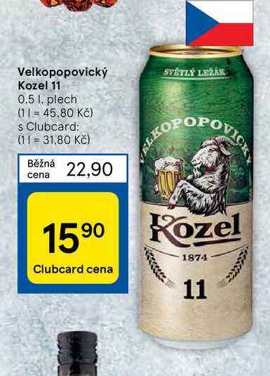 Velkopopovický Kozel 11 0.5 1. plech