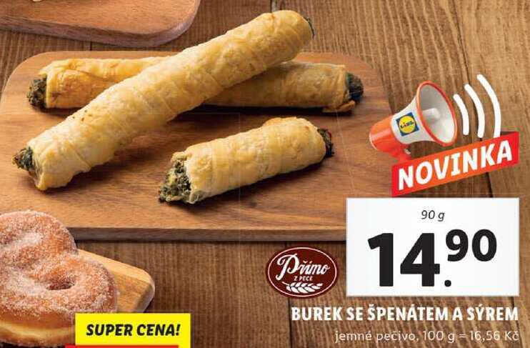 BUREK SE ŠPENÁTEM A SÝREM, 90 g