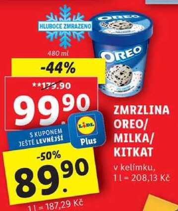 ZMRZLINA OREO/MILKA/KITKAT, 480 ml