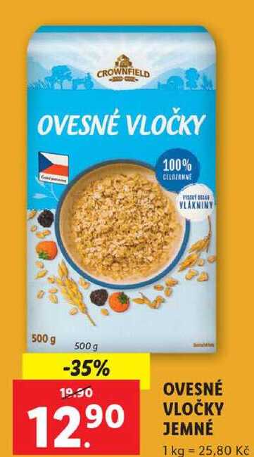 OVESNÉ VLOČKY JEMNÉ, 500 g