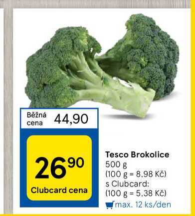 Tesco Brokolice 500 g