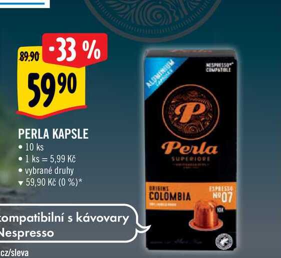 ARCHIV | PERLA KAPSLE 10 ks v akci platné do: 11.7.2023 | AkcniCeny.cz