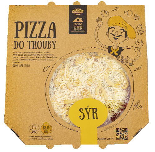 Pizza sýrová 590g