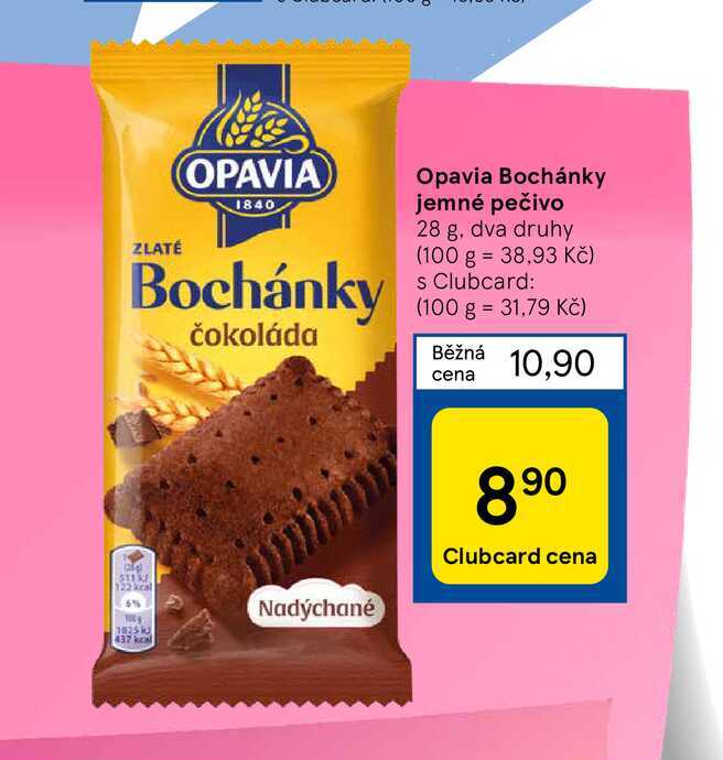 Opavia Bochánky jemné pečivo 28 g