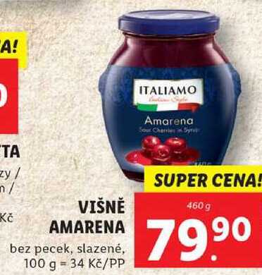 VIŠNĚ AMARENA, 460 g