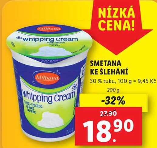 SMETANA KE ŠLEHÁNÍ, 200 g