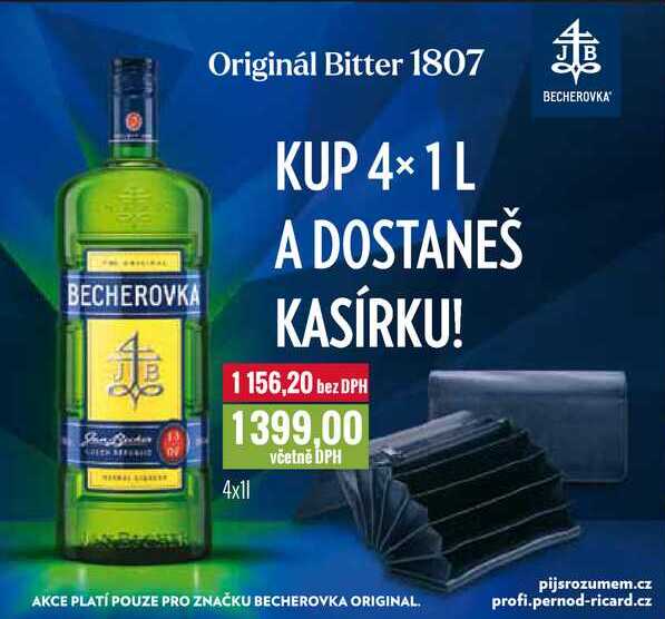 BECHEROVKA 4x 1l
