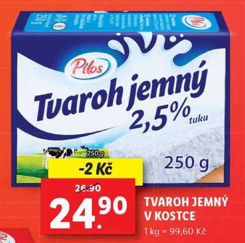 TVAROH JEMNÝ V KOSTCE, 250 g