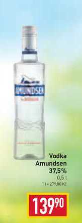 Vodka Amundsen 37,5% 0,5l v akci