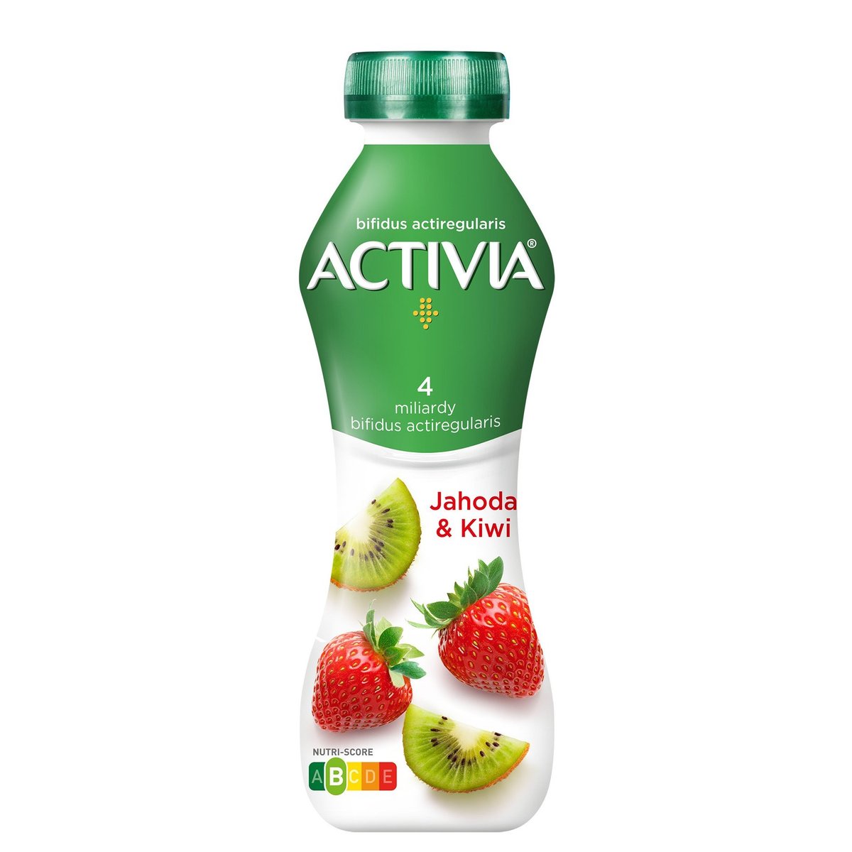 Activia Probiotický jogurtový nápoj jahoda a kiwi v akci