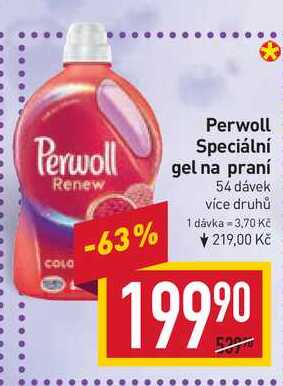 Perwoll Speciální gel na praní 54 dávek 