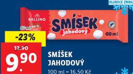 SMÍŠEK JAHODOVÝ, 60 ml