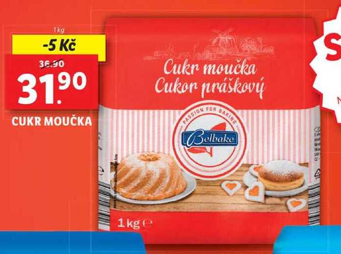 CUKR MOUČKA, 1 kg v akci