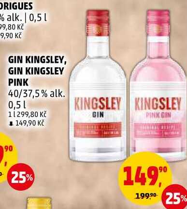 GIN KINGSLEY, 0,5 l