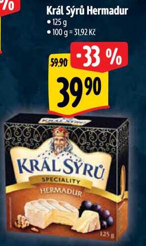 Král Sýrů Hermadur, 125 g