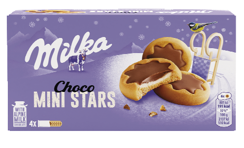 Buy Milka Biscuit Collection Choco Grains, 37g + Milka Alpine Milk