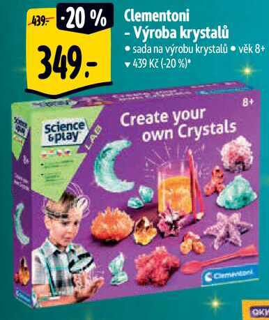  Clementoni - Výroba krystalů  