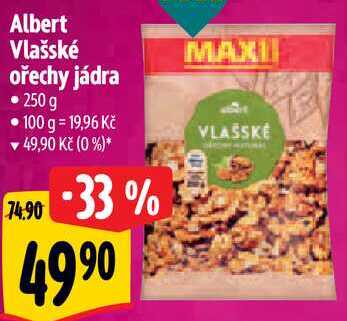 Albert Vlašské ořechy jádra, 250 g