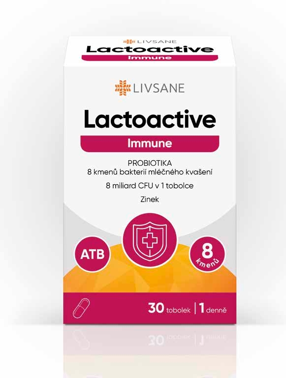 LIVSANE Lactoactive Immune PROBIOTIKA se Zn 30 tobolek