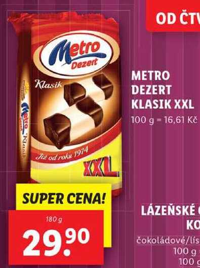 METRO DEZERT KLASIK XXL, 180 g